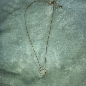 23” hexagon necklace